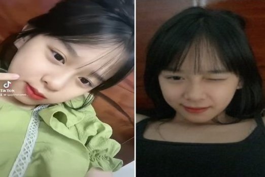 Thu Hương với đôi đào ngọt ngào